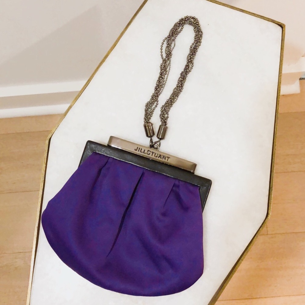 Jill Stuart purple coin bag